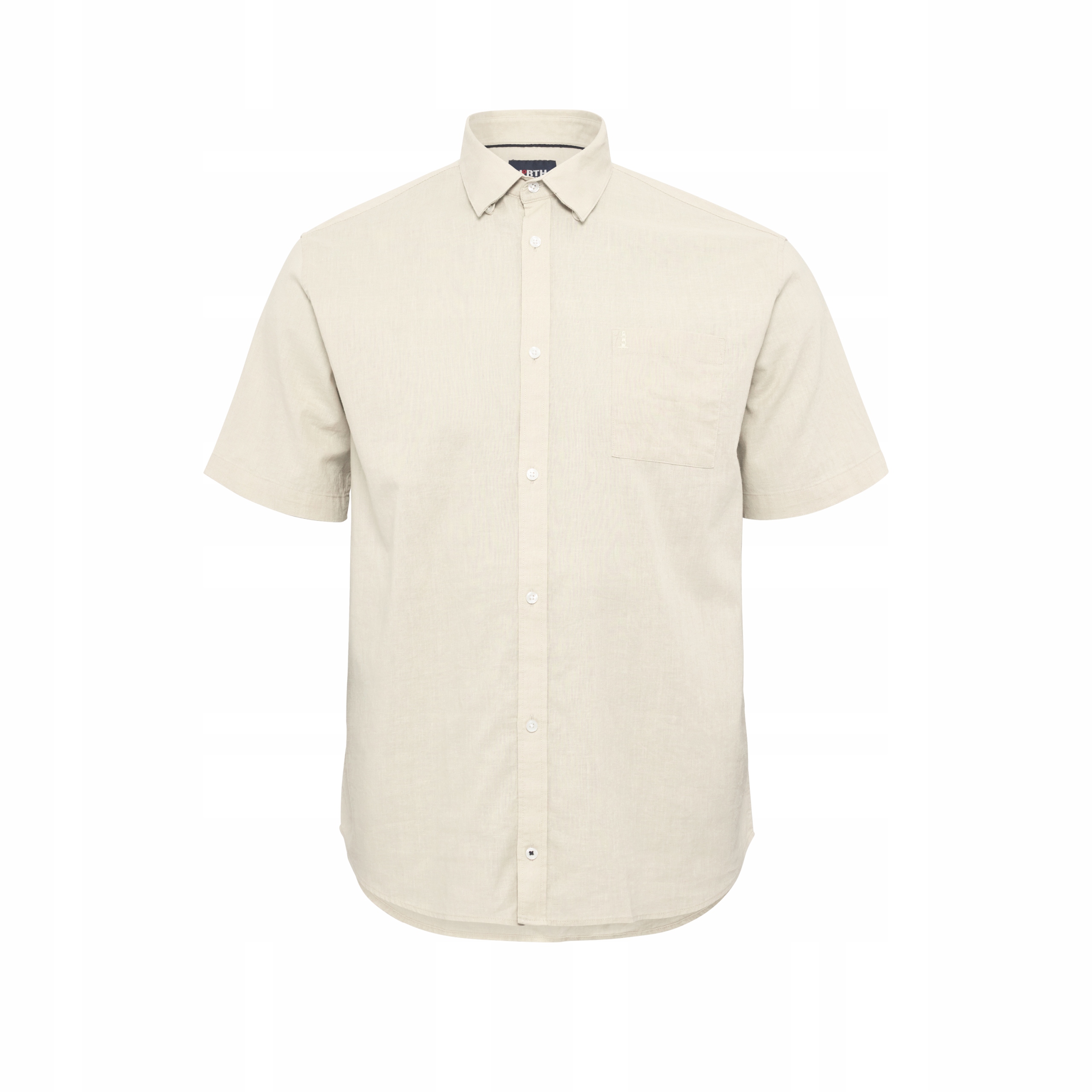 North 56°4 Velké Rozměry Lněná Košile 2XL 140 Cm