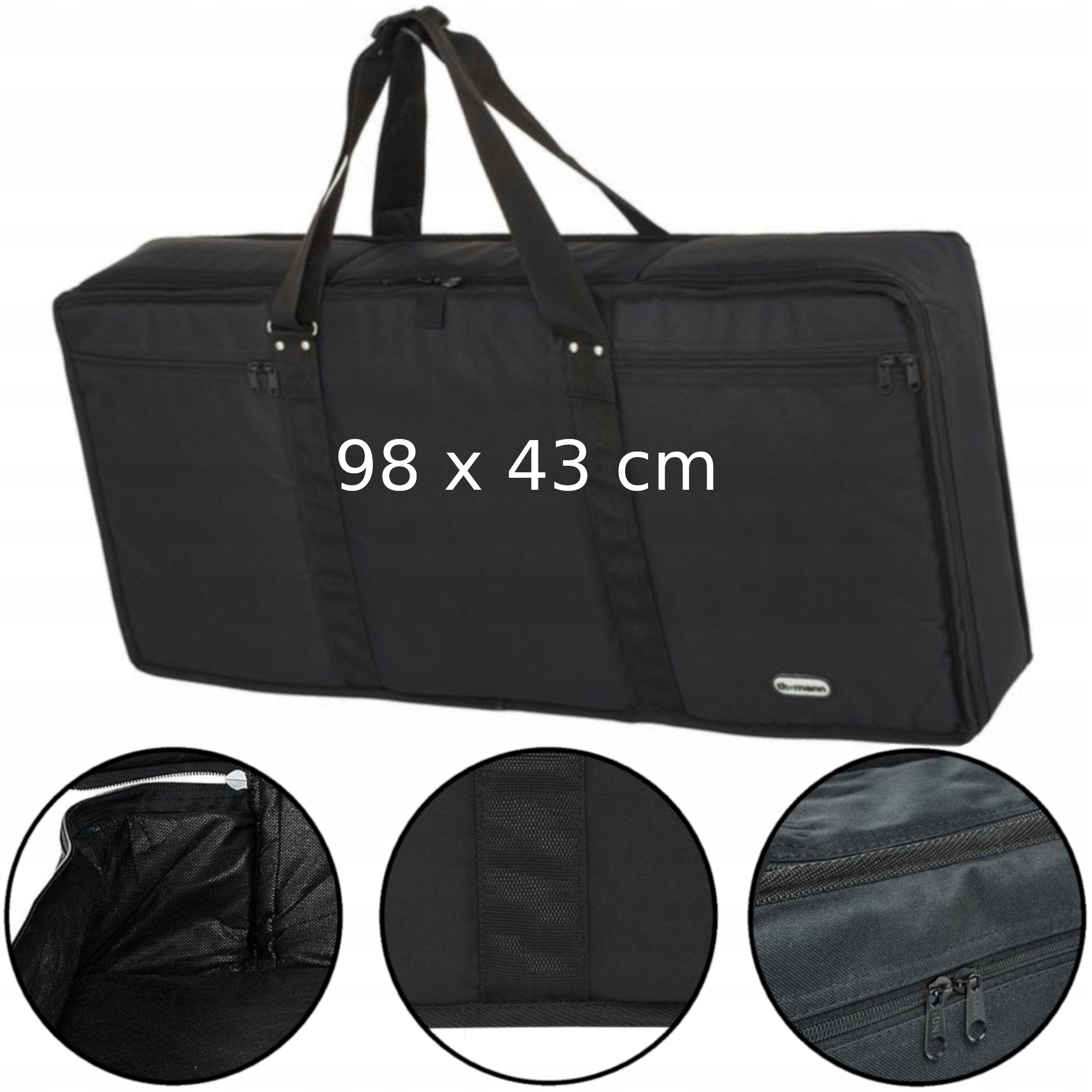 Keyboard Bag 1 Pokrowiec instr. klawiszowy 98x43x17 cm pianka 20 mm Thomann