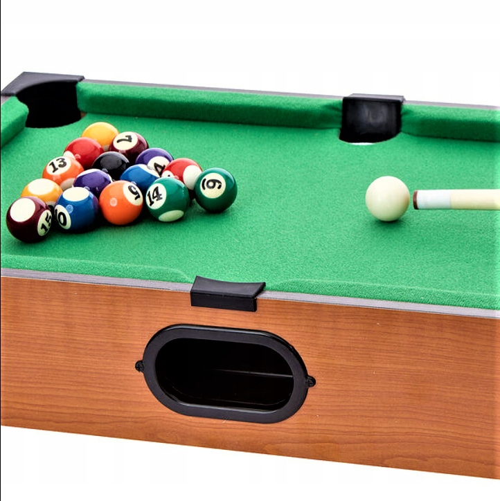 MINI BILARD Gra stołowa PRZENOŚNY do DOMU BIURA NA IMPREZY KIJ BILE STÓŁ Model Mini