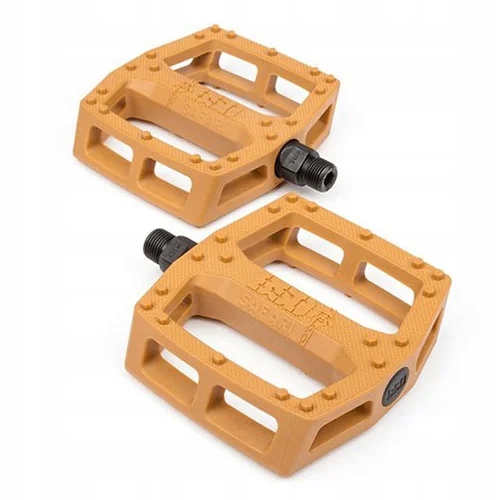 Pedały Bmx Bsd Safari gumowy (brązowy)