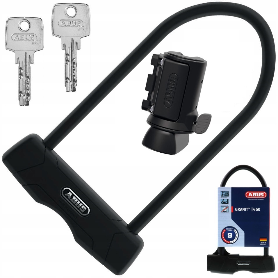 Zabezpieczenie zapięcie rowerowe Abus Granit 460 ulock uchwyt do roweru
