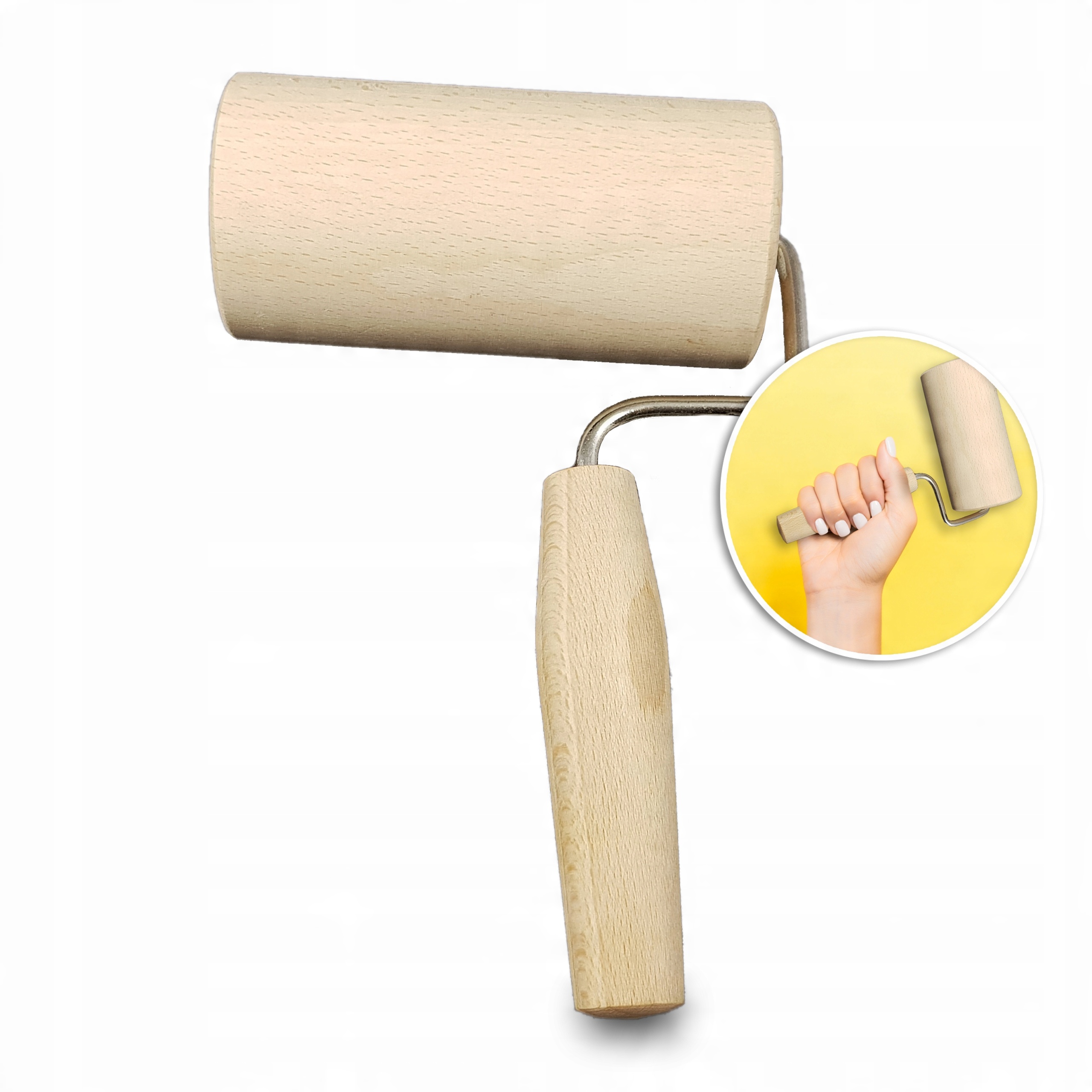 

Wałek Drewniany Do Ciasta Pizzy Blachy Formy 8cm