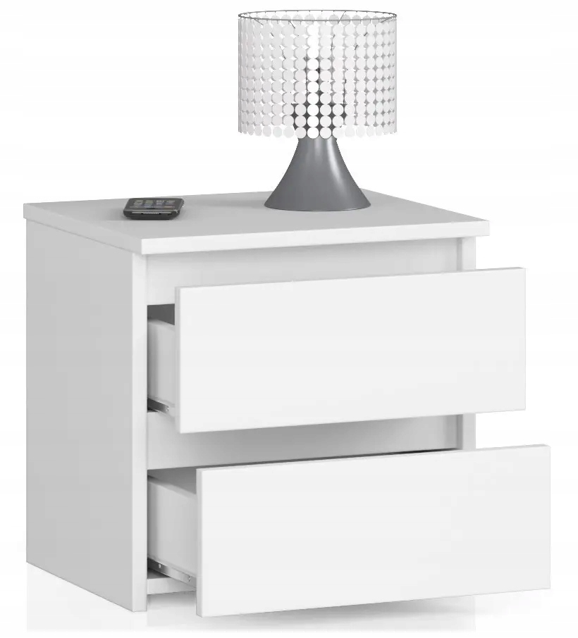 SZAFKA NOCNA KOMODA STOLIK SZUFLADY BIEL MAT 40 cm Marka VMP