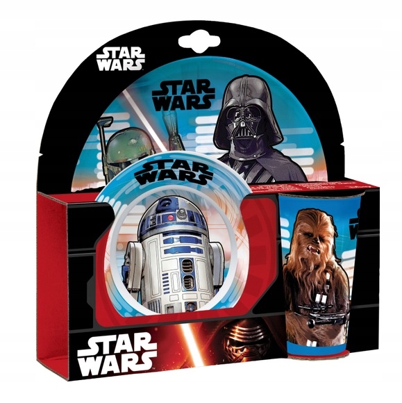 

Zestaw śniadaniowy Star Wars 3-elementowy 2232