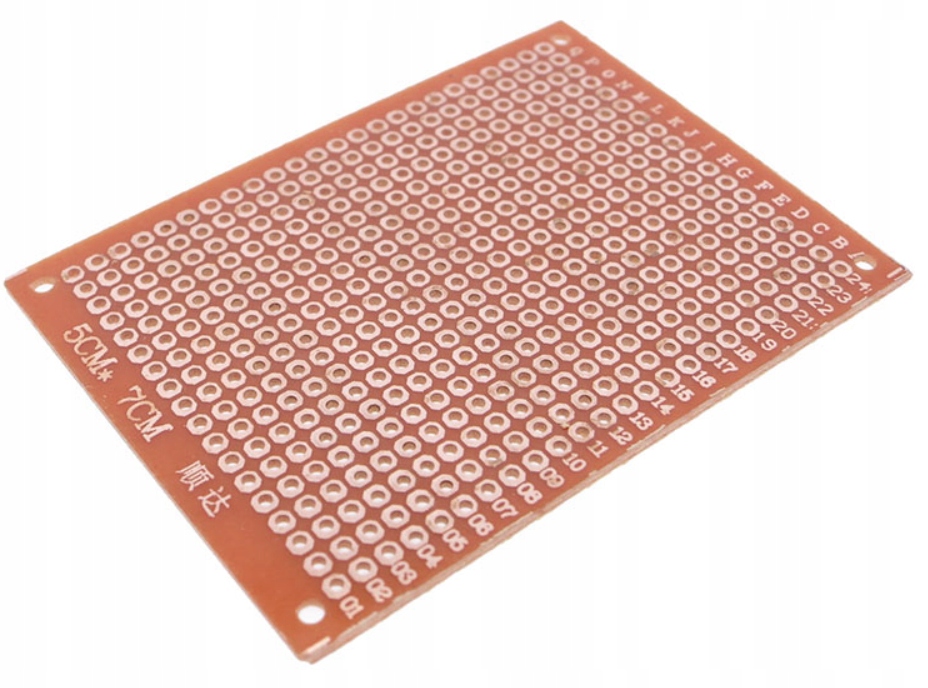 

Płytka uniwersalna Pcb 5x7cm jednostronna