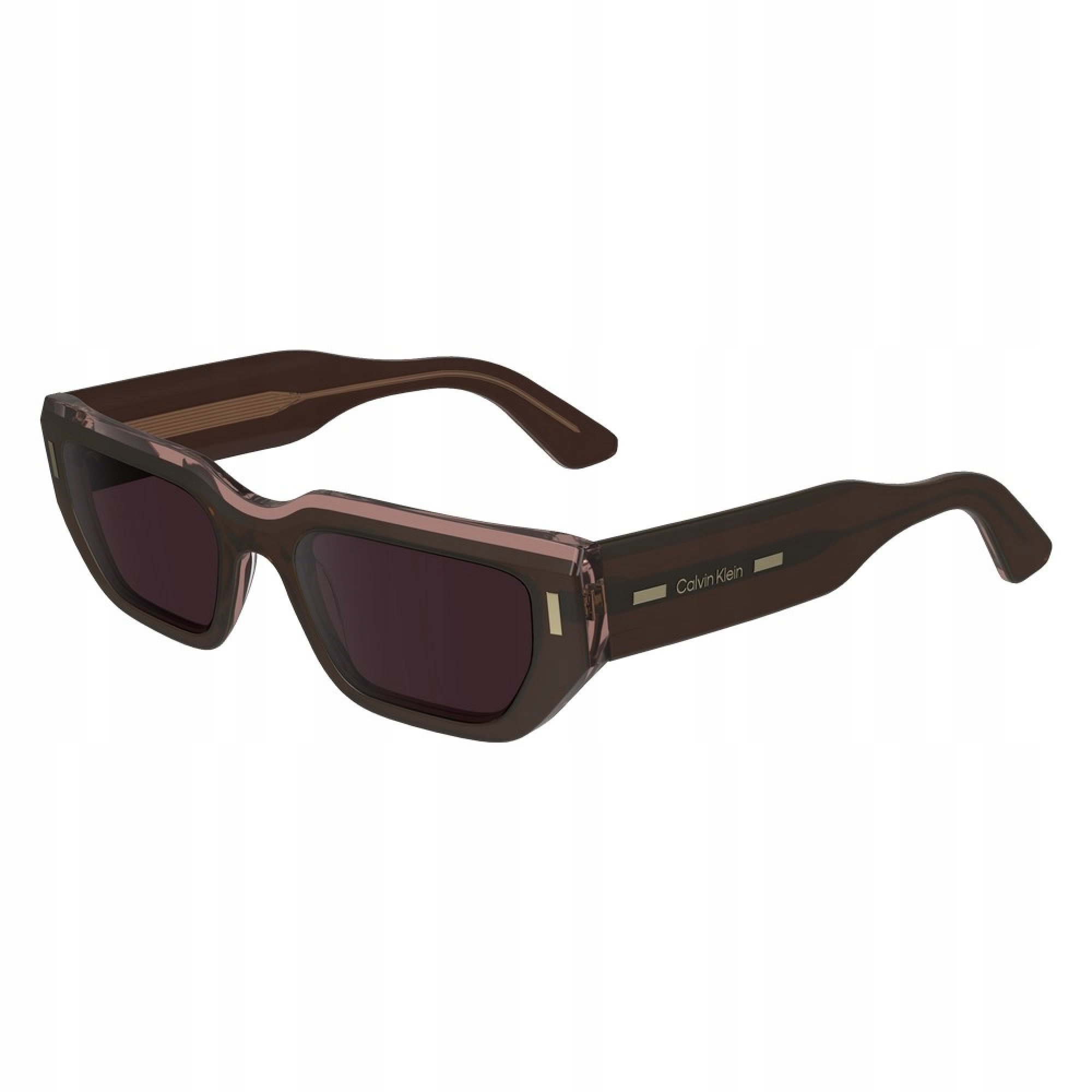 Calvin Klein sluneční brýle Ck 24500S 228 Brown Sunglasses Unisex