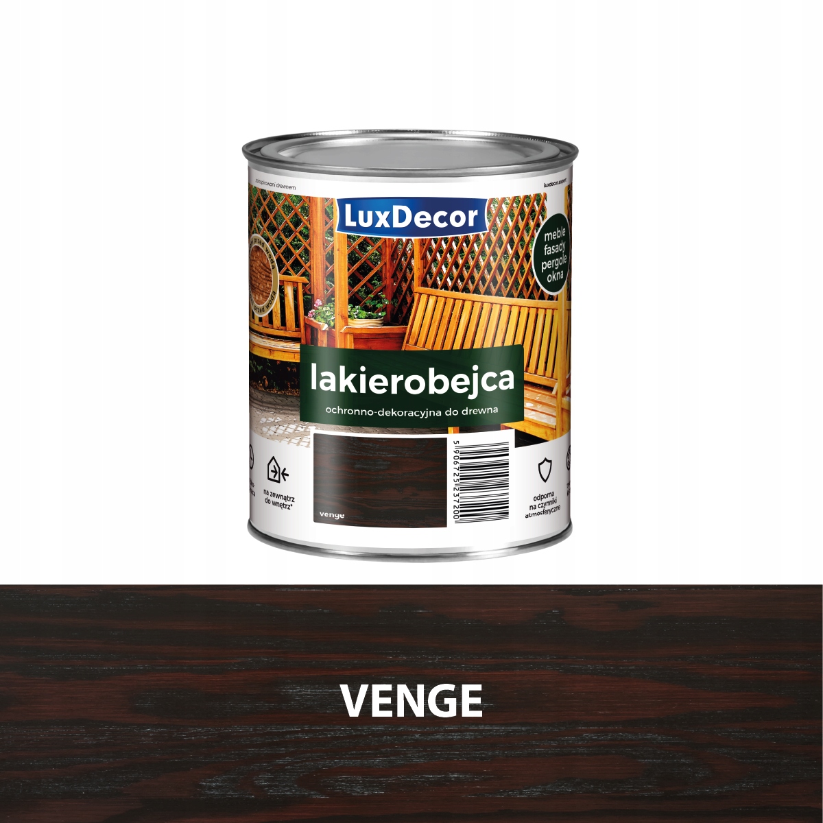 Luxdecor Ochranný A Dekorativní Lak Na Dřevo 2,2 L Wenge Venge
