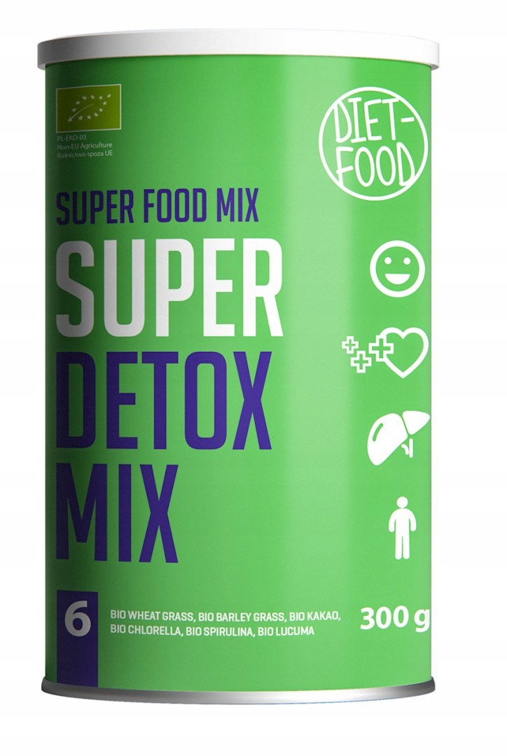 ZMES SUPER DETOX MIX PRÁŠOK BIO 300 g - DIET-FOOD