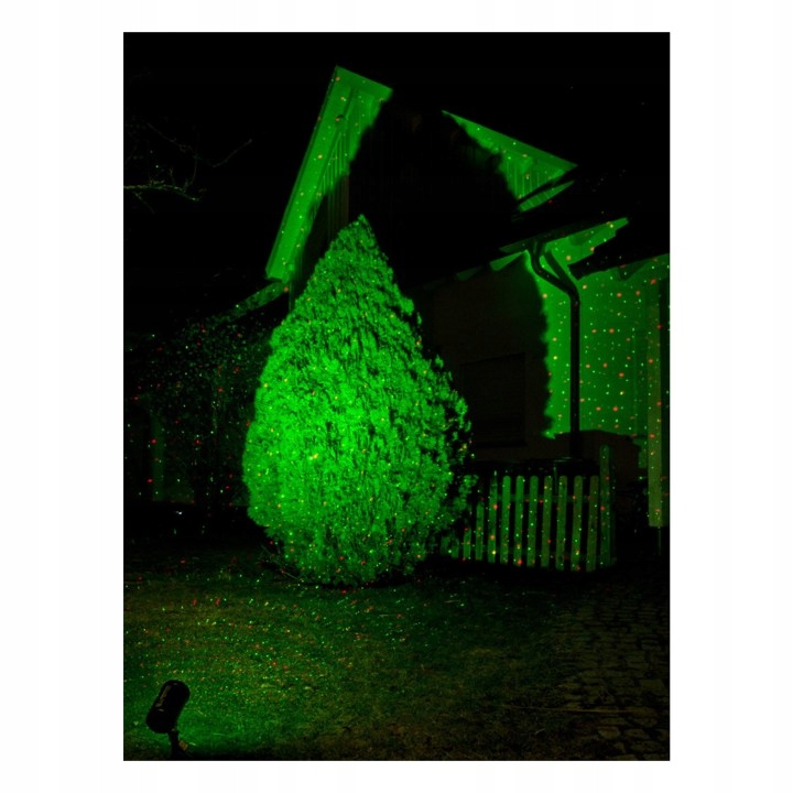 Laser ogrodowy LaserWorld GS-70RG Zasilanie sieciowe