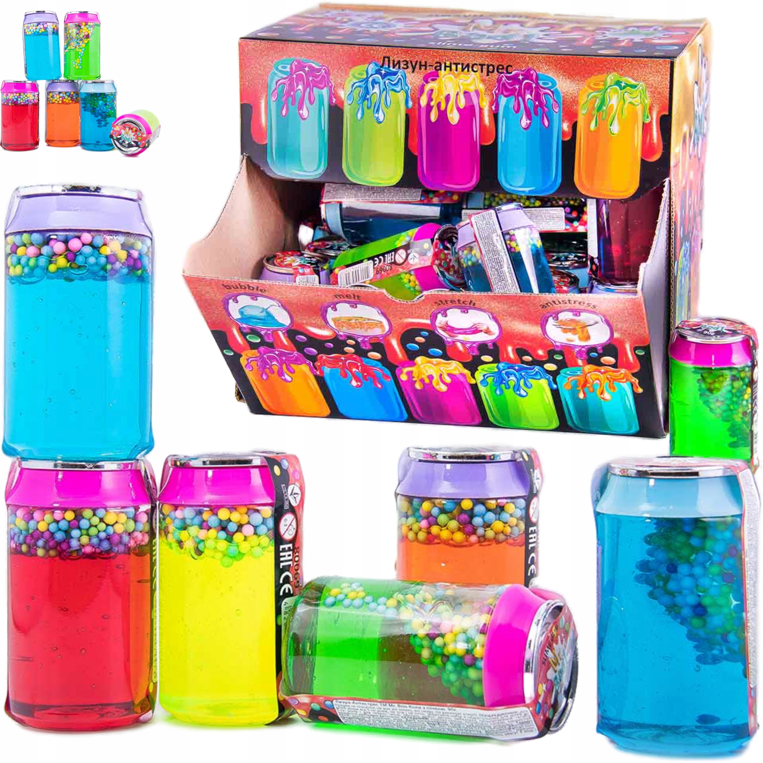 

Glutek Slime Mr Boo Cola z piankowymi kulkami 90g