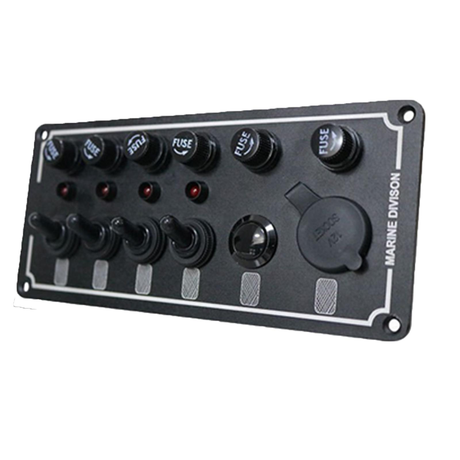 694426332098412158 - 12-24V кулисный переключатель панель с красным