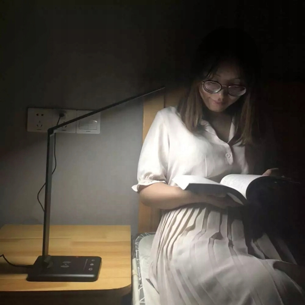 LAMPKA BIURKOWA SZKOLNA NA BIURKO 10W Z ŁADOWANIEM BEZPRZEWODOWYM Rodzaj gwintu zintegrowane źródło LED