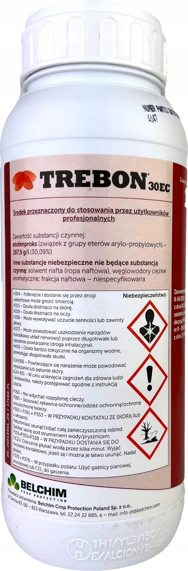 

Trebon 30 Ec 1L Belchim Oprysk Owadobójczy