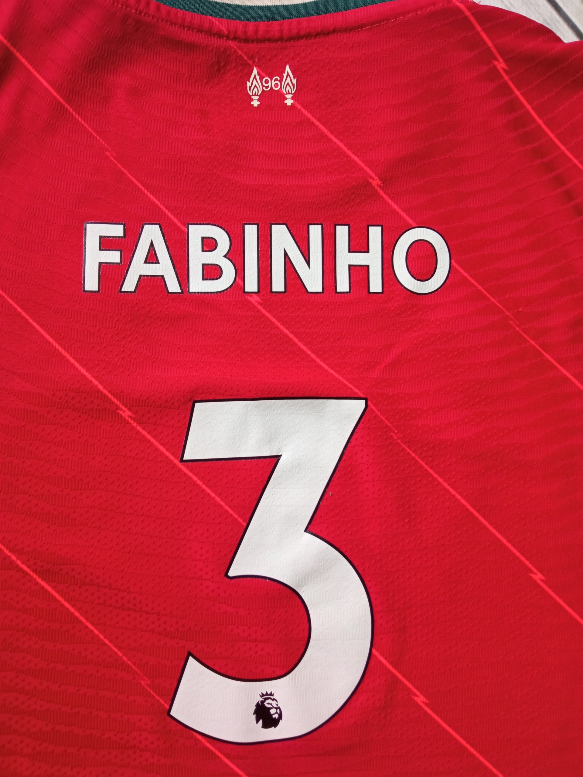 KOSZULKA PIŁKARSKA FC Liverpool LFC FABINHO 3 Materiał dominujący poliester