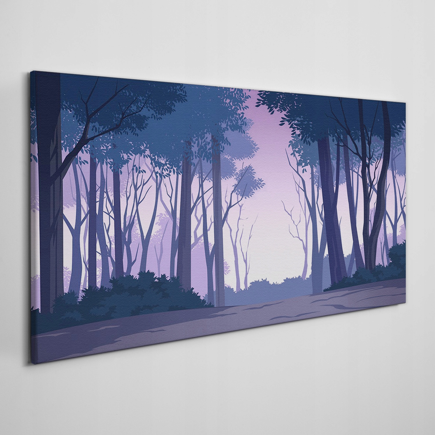 

Nowoczesny obraz na płótnie Las krzewy 100x50 cm