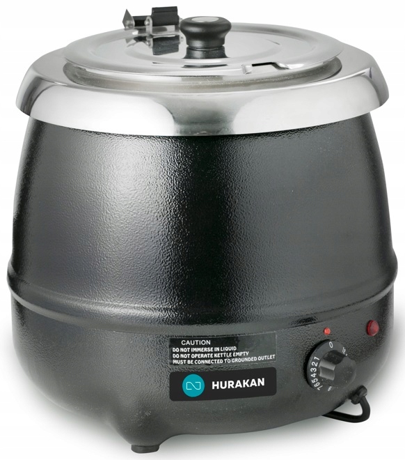 Elektrický kotlík 10 l pro polévku a ohřívání pokrmů 400 W 35–95 °C Hkn-fwp Lux