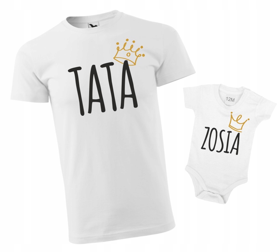 

Zestaw Tata Córka imię na Dzień Taty L 12M