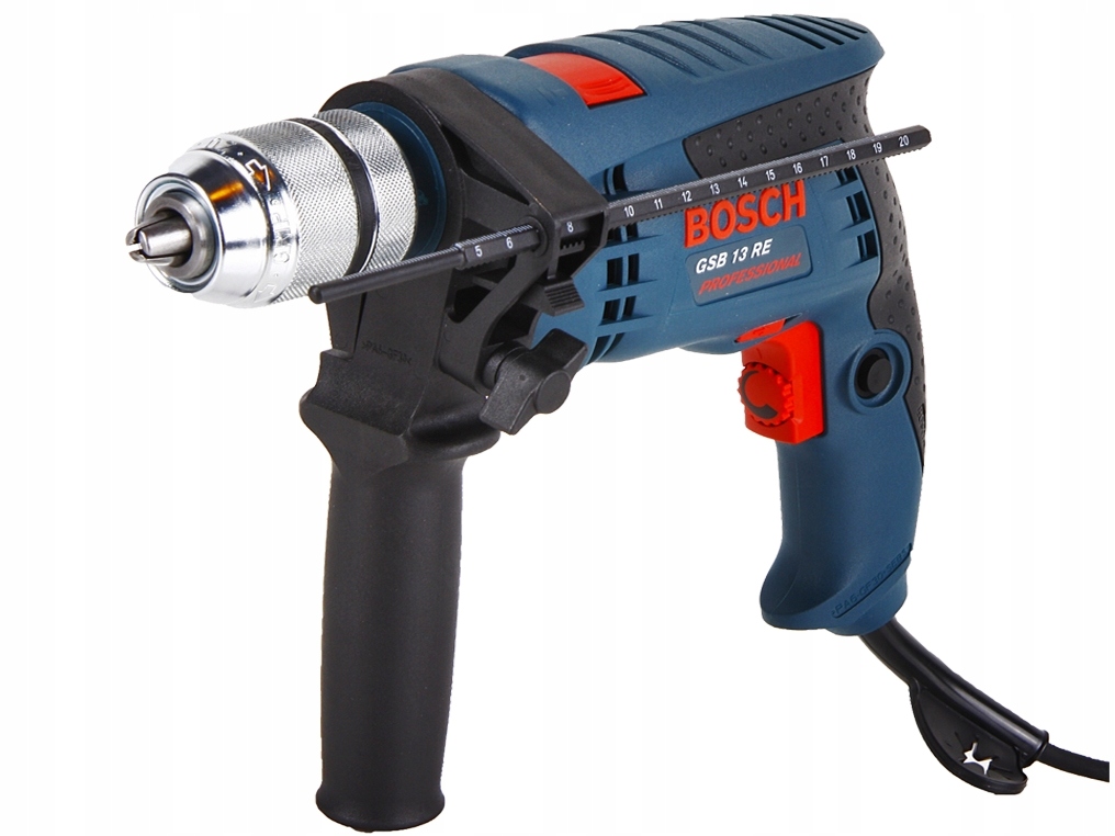BOSCH Professional GSB 13 RE 600W Wiertarka Udarowa z Głębokościomierzem — miniatura 11