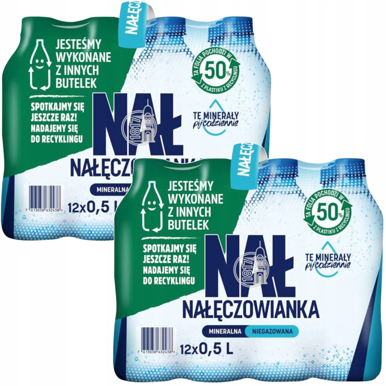 Levně 24 x Minerální voda Nałęczowianka neperlivá 0,5 l