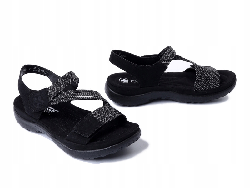 Sandały damskie Rieker 64870-00 black r40