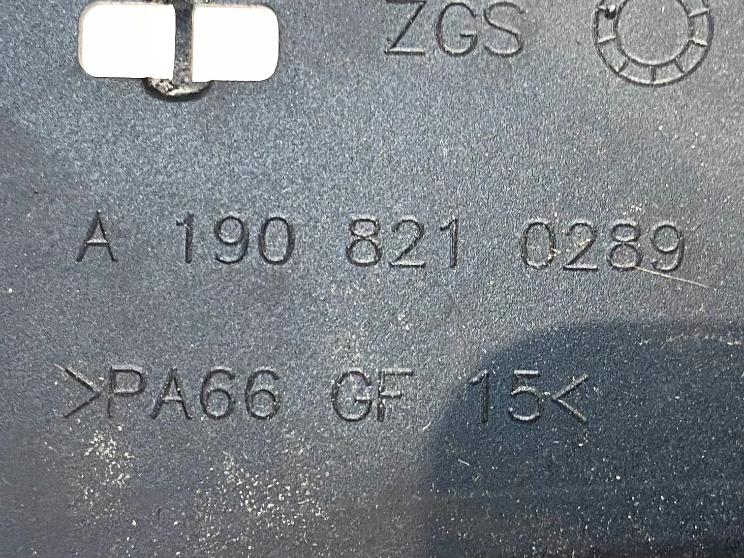 MERCEDES AMG GT Zufuhr luft Blende Abdeckung A1908210289