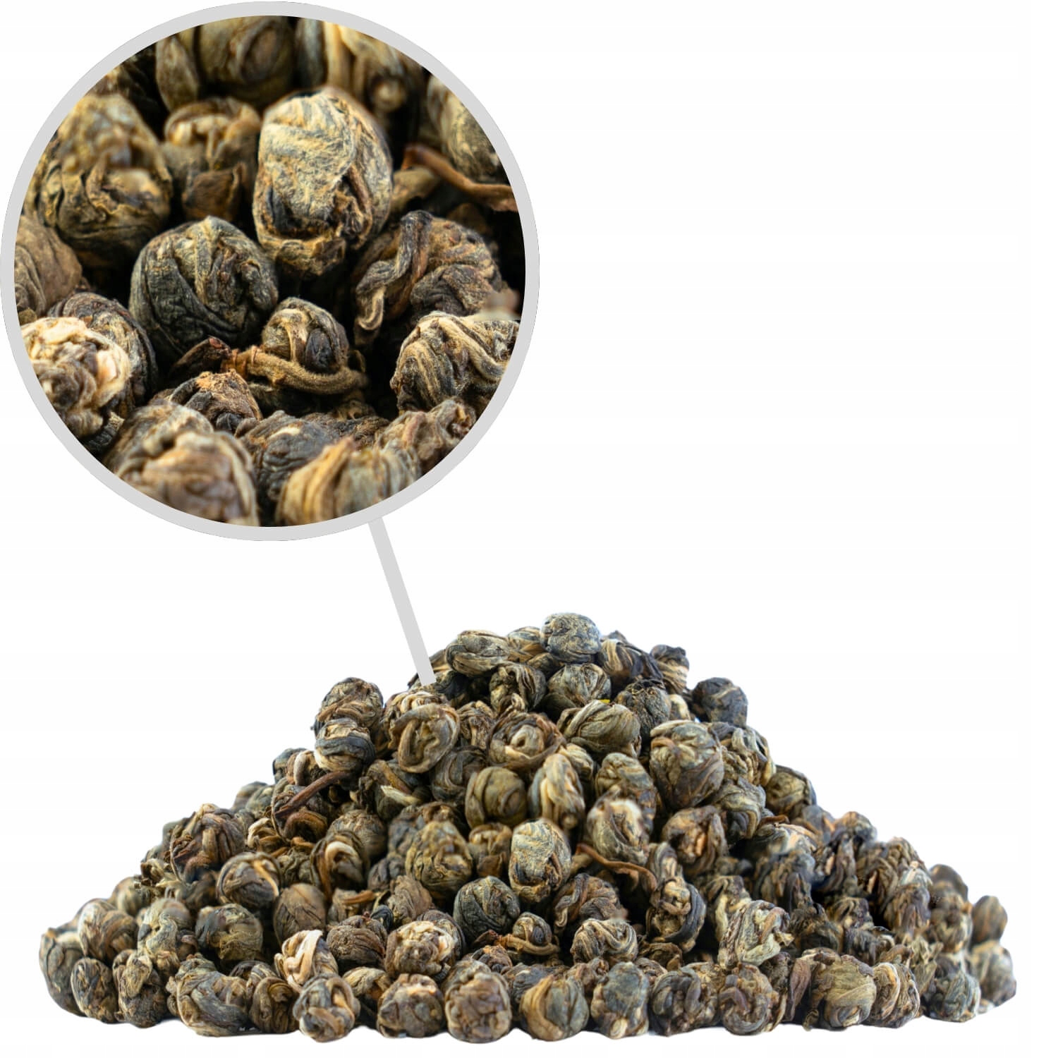 Levně Čaj zelený Long Zhu 500 g Jasmínový Premium Císařský Perly