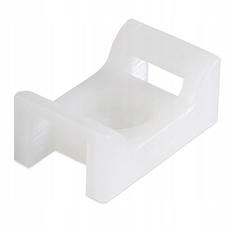 PODSTAWKA DO OPASEK KABLOWYCH 9mm biała 20szt Marka ELCAN