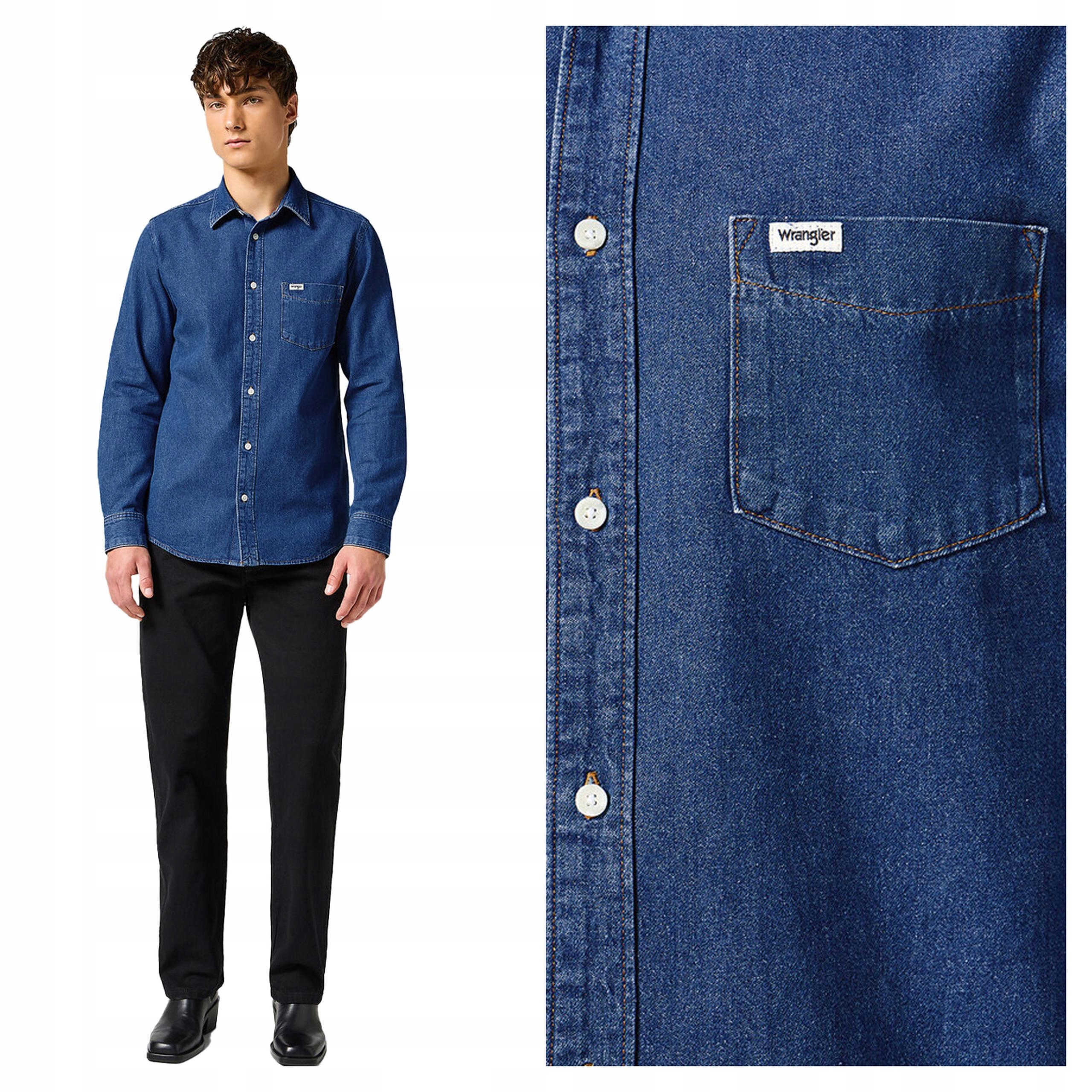 Pánská košile Wrangler 1 Pkt Shirt M