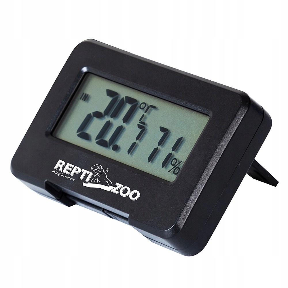 Levně Teploměr A Vlhkoměr LCD Repti-zoo Multifunkční Do Terária