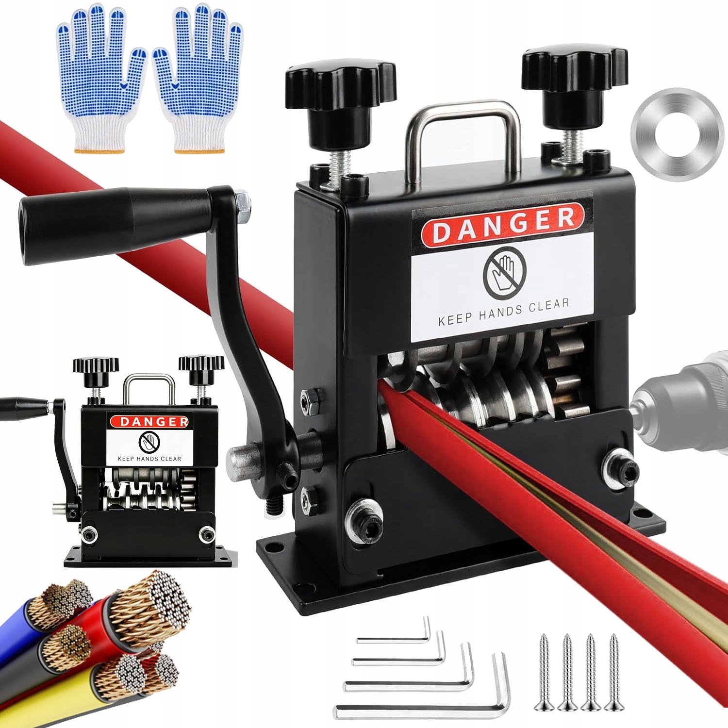 Pro Korowarka Stroj Na Vodiče 0.5-17 MM Odizolační Kleště Hss Kov