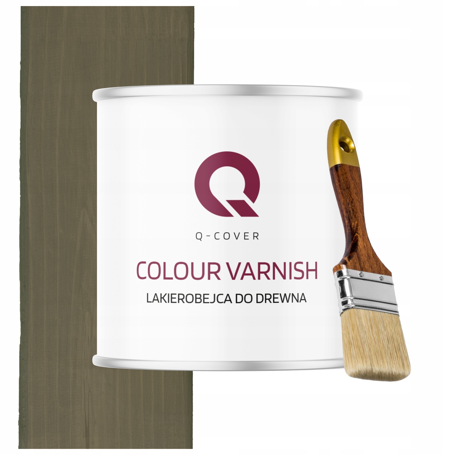 Lakovnice Na Dřevěné Prvky 3V1 Šedá Hnědá Polomatná 2,5L Dárek