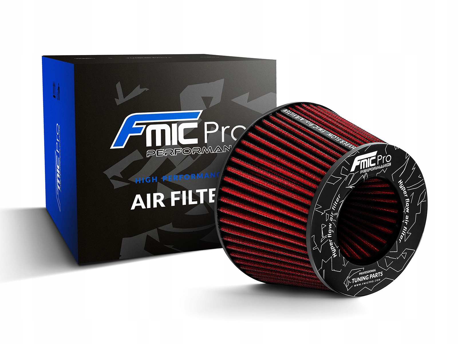 

Stożkowy filtr powietrza FMIC.Pro dł. 100 śr.76 mm