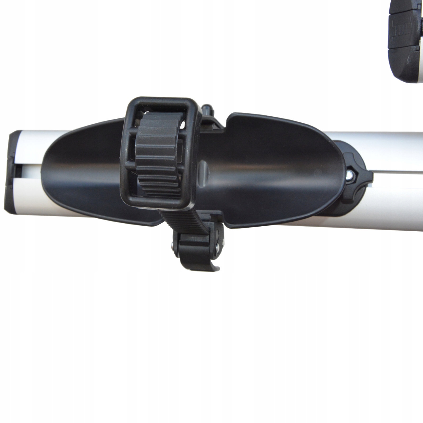 BAGAŻNIK UCHWYT ROWEROWY NA DACH ZA WIDELEC 3 ROWERY AGURI MARATHON SILVER Długość 128 cm