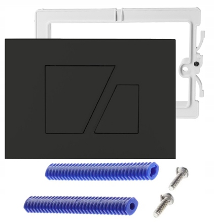 Splachovací tlačítko pro Wc a splachovač Sanit S 707 černá matná