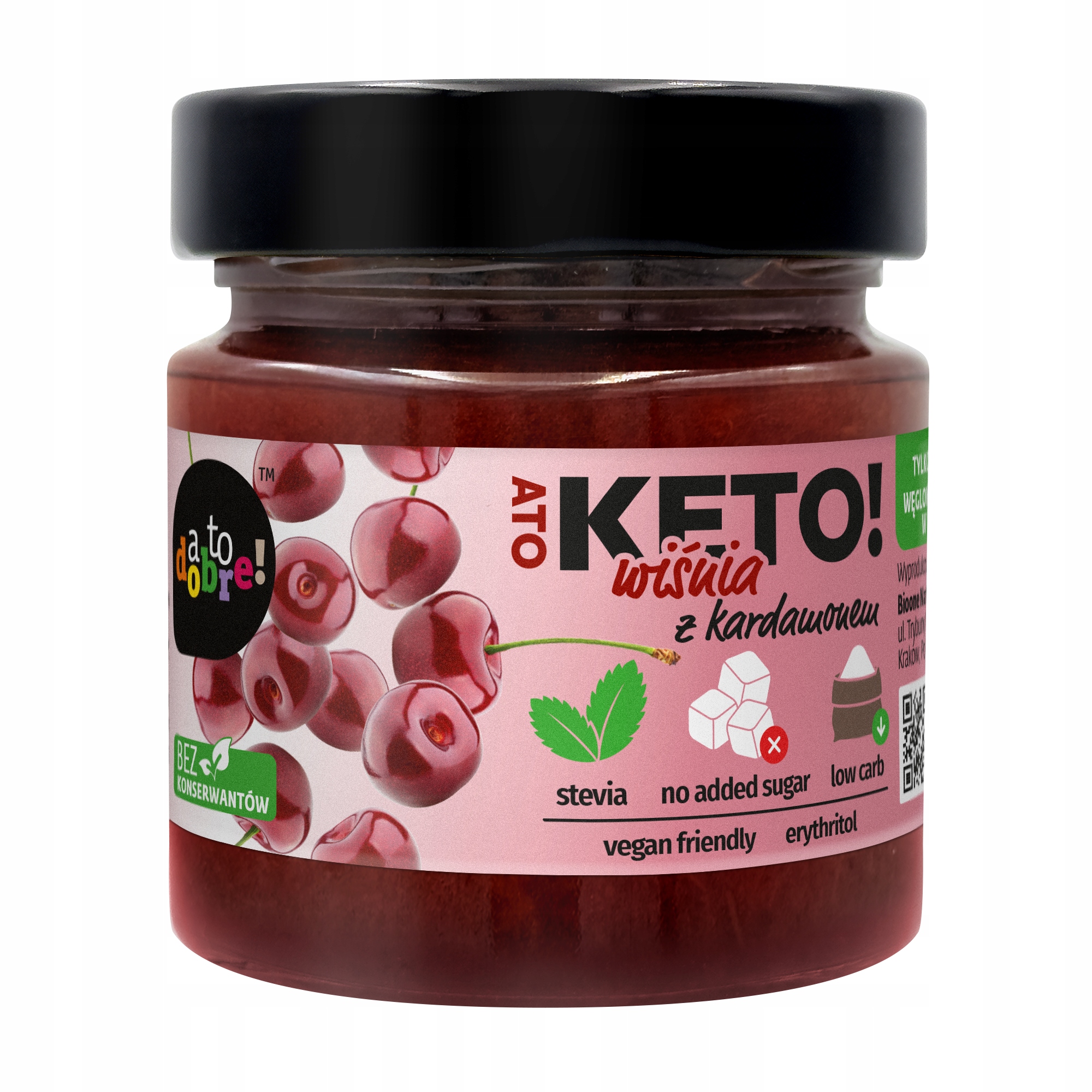 Levně 3x Zavařenina Višeň s kardamomem A To Keto! 200 g