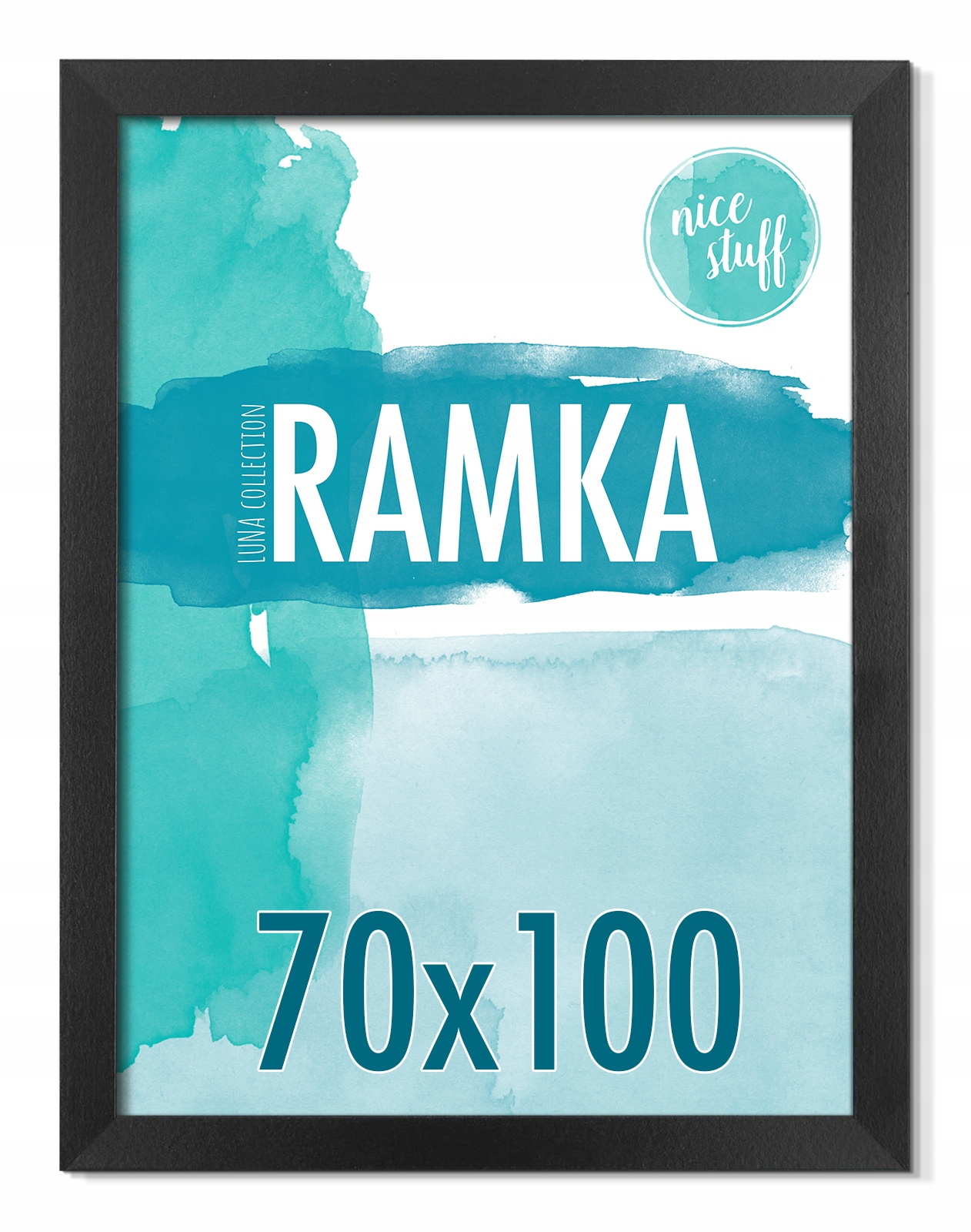 Rámeček 70x100 B1 Rámeček na fotografie 70x100 Rámečky na fotografie černé Mdf