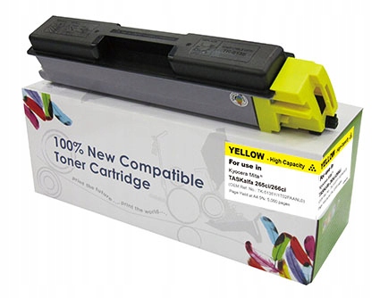 Toner Cartridge Web Yellowa Kyocera TK5135 náhradní TK-5135Y