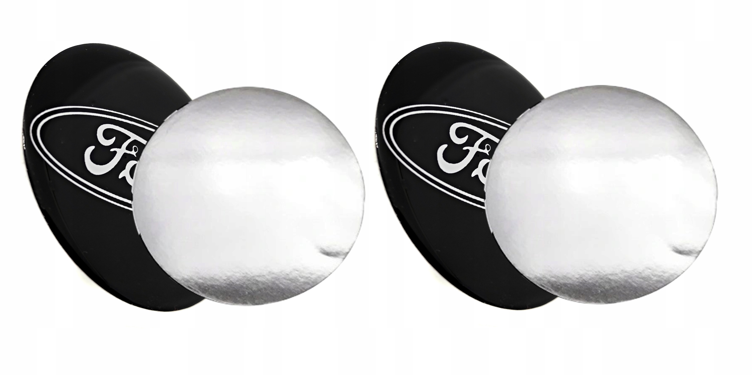 

Emblematy silikonowe znaczki czarne 70mm do Ford