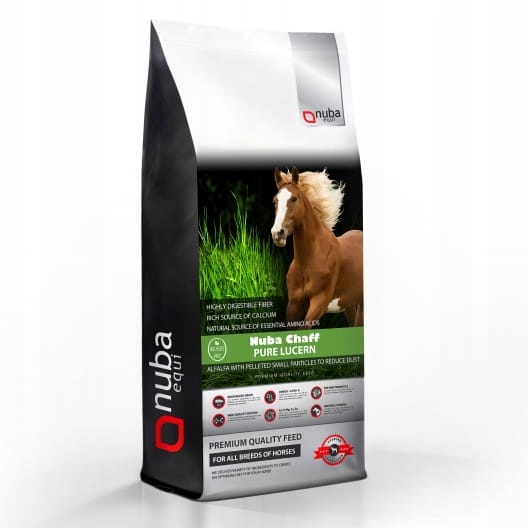 Sieczka dla koni Nuba Equi PureLucernChaff czysta lucerna bez dodatków 15kg
