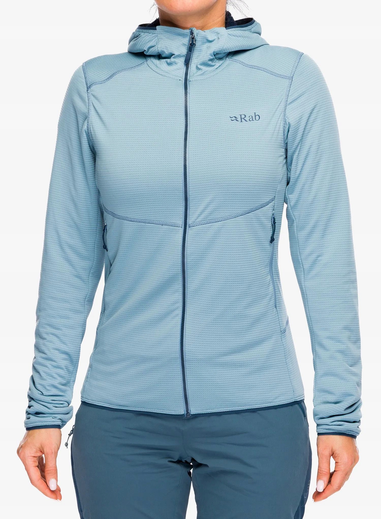 Bluza z kapturem damska Rab Evolute Hoody citadel 8 (xs)