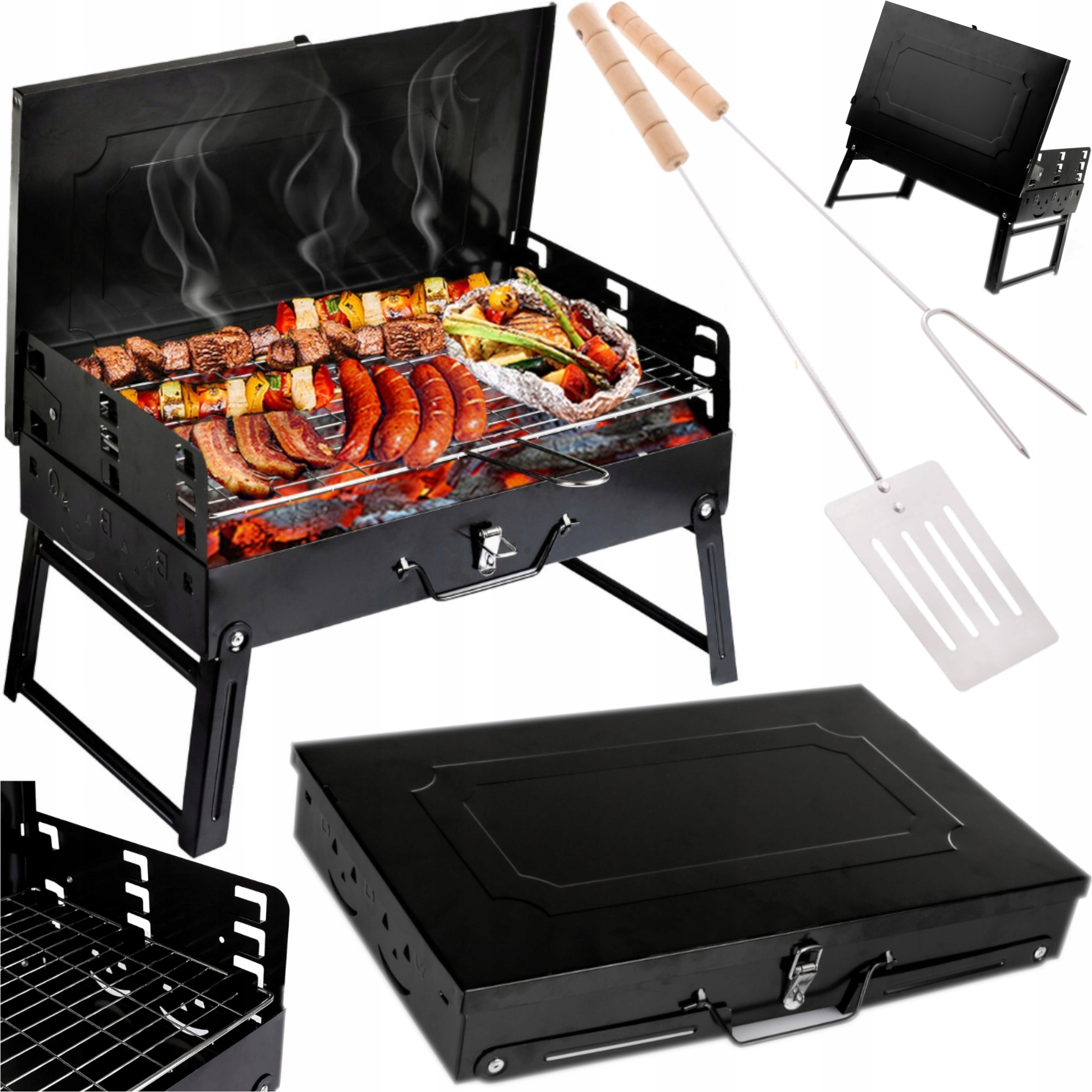 Přenosný Cestovní Kufr S Příslušenstvím Pro Piknik A Výlety