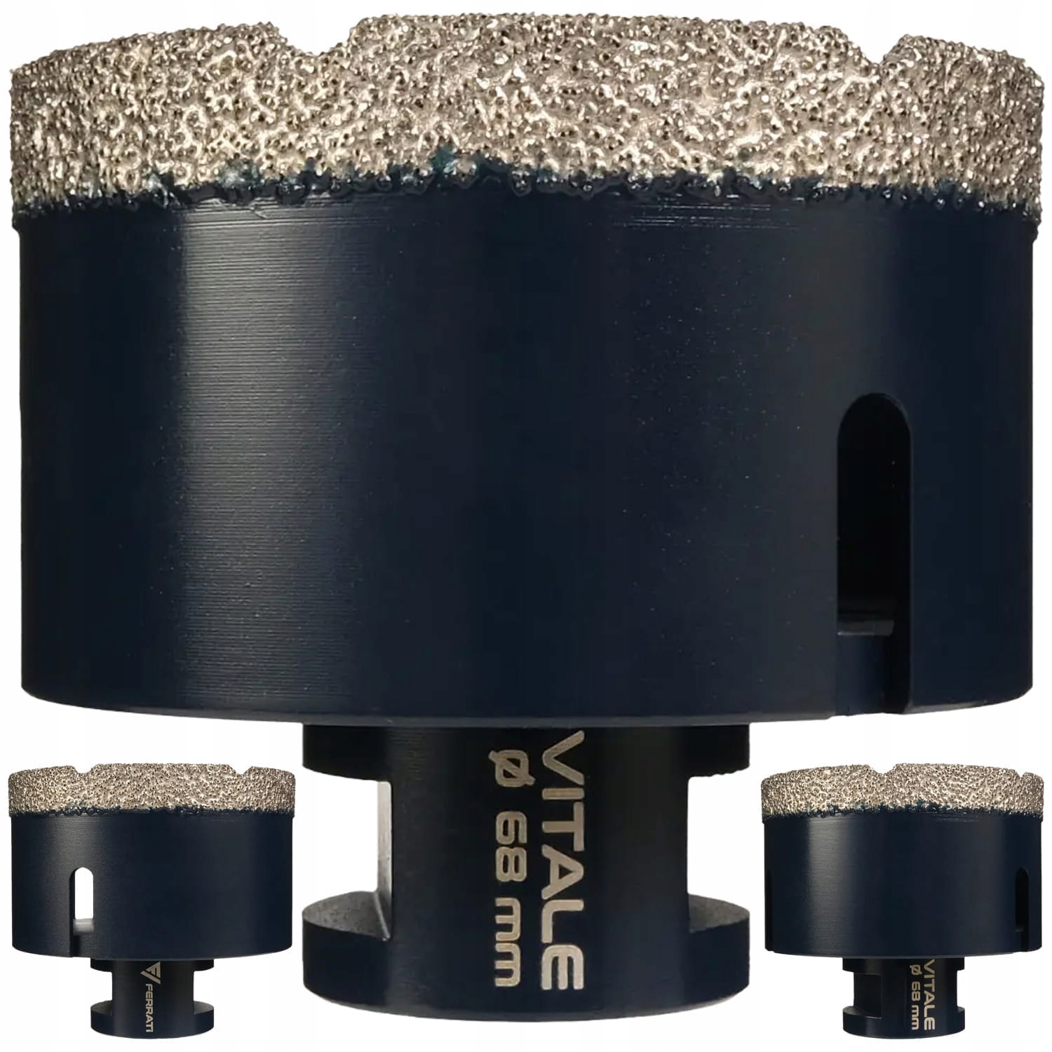 Otwornica diamentowa 68mm M14 Ferrati Vitale F40120 gres, marmur, ceramika
