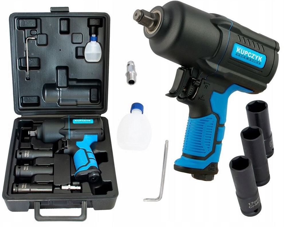 Ударний гайковерт Kupczyk 1/2 KPK-2000 + ковпачки 3 шт