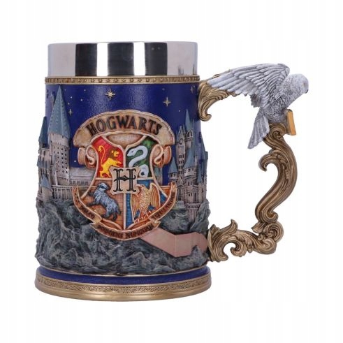 Epický Pivní Sklenice Harry Potter Hogwarts Nerezová Ocel 600 ML
