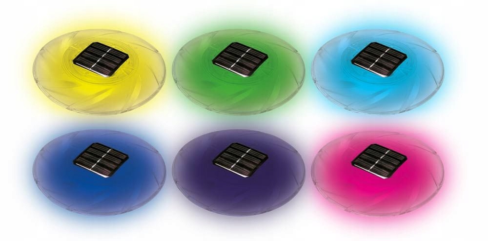 Lampka solarna pływająca do basenu Bestway Pływająca lampa solarna NOWOŚĆ Moc 1.2 W