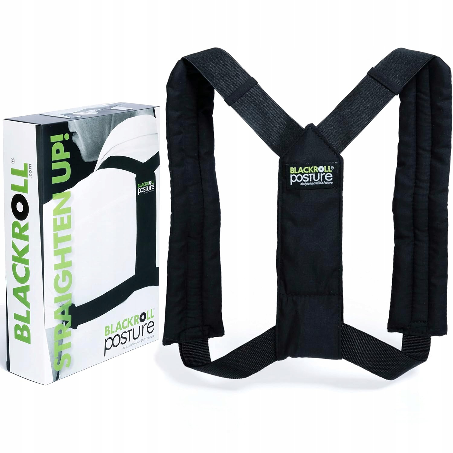 Korektor Postawy Pleców Czarny Blackroll Posture Ortopedyczny Pajączek