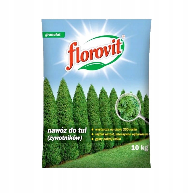 

Florovit do tui (żywotników) worek 10 kg Inco