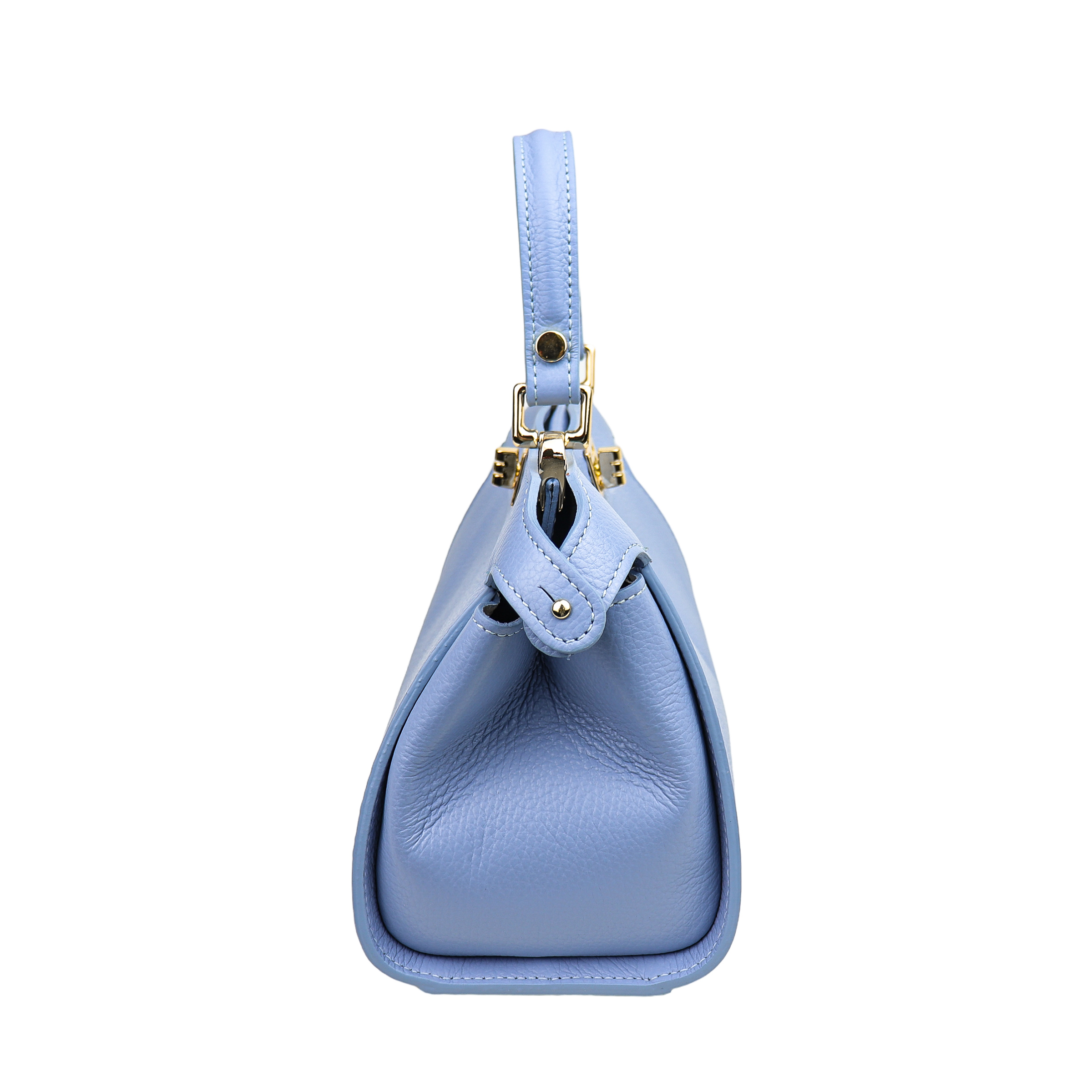 Torebka Damska licowa skóra Judy Błękitny Model Judy