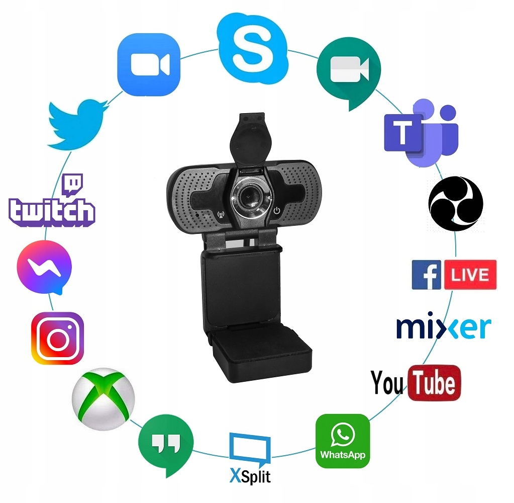 Kamera do lekcji FULL HD z mikrofonem i zaślepką Kod producenta MS8W