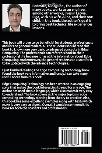 Nidagundi, Padmaraj Master Of Edge Computing Język publikacji angielski